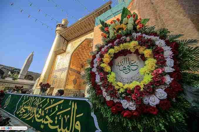 یوم ولادت امیر المؤمنین(ع) پر نجف اشرف میں زائرین کا سمندر