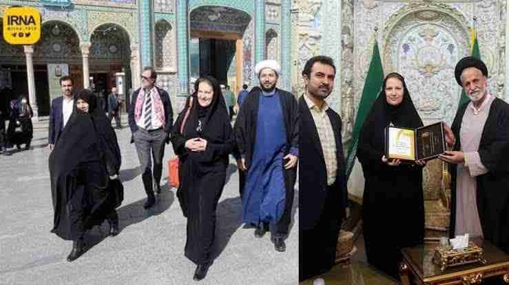 تہران: سوئس سفیر حجاب کرنے پر شدید تنقید کی زد میں آگئیں