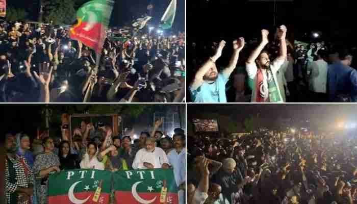 عمران خان کی گرفتاری کی کوشش، ملک بھر میں عوام سراپائے احتجاج