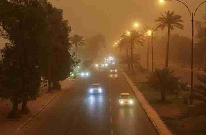 بغداد میں ریت کا طوفان، سینکڑوں عراقی اسپتال پہنچ گئے