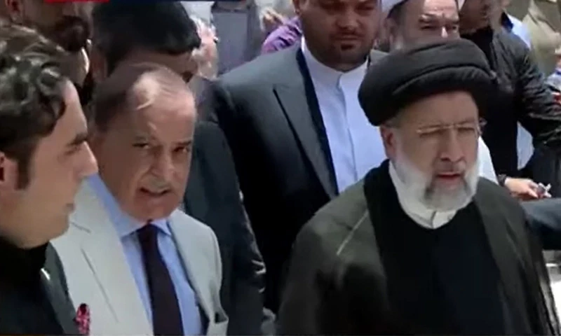 وزیراعظم شہباز شریف اور ایرانی صدر نے بارڈر مارکیٹ اور بجلی ترسیلی لائن کا افتتاح کردیا