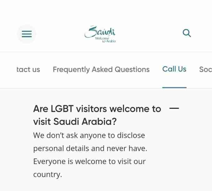 سعودی عرب میں ہم جنس پرستوں اور ٹرانس جینڈرز کو داخلے کی اجازت