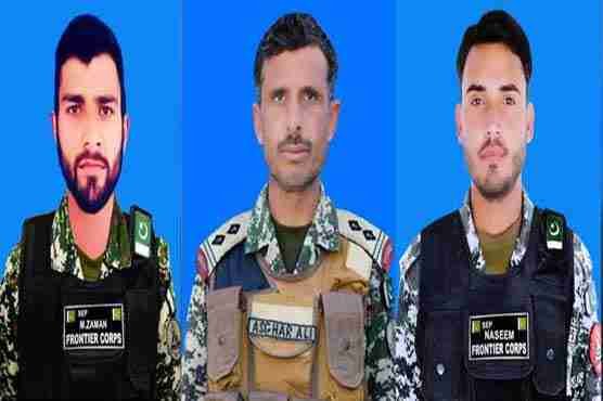 سیکیورٹی فورسز اور دہشتگردوں میں جھڑپ، 3 جوان شہید، تین دہشتگرد ہلاک