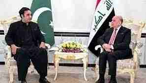 بغداد : بلاول بھٹو کی عراقی وزیر خارجہ فواد حسین سے ملاقات