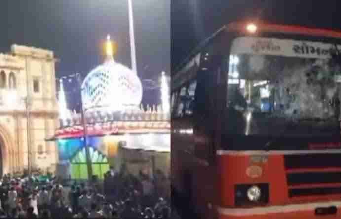 جوناگڑھ: درگاہ گرانے کے نوٹس پر ہنگامہ، ایک ہلاک، کئی زخمی