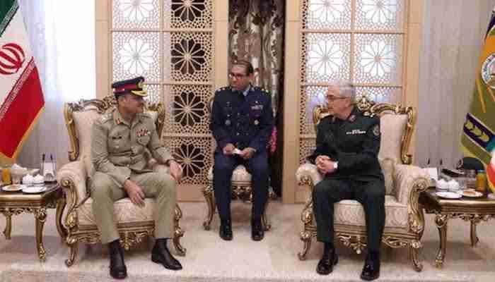 آرمی چیف کا دورہ تہران، پاک ایران سیکیورٹی اور دفاعی تعاون بڑھانے پر اتفاق
