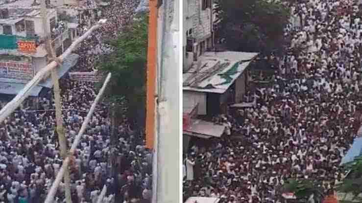 جے پور: ٹرین میں مسلم کشی کیخلاف ہزاروں افراد کا مظاہرہ