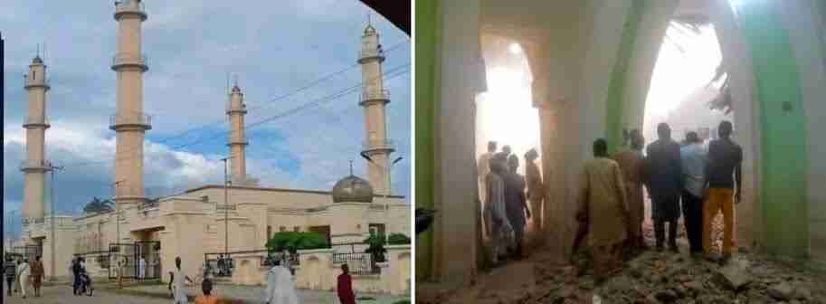 نائجیریا: مسجد کا ایک حصہ منہدم، 8 نمازی جاں بحق، متعدد زخمی