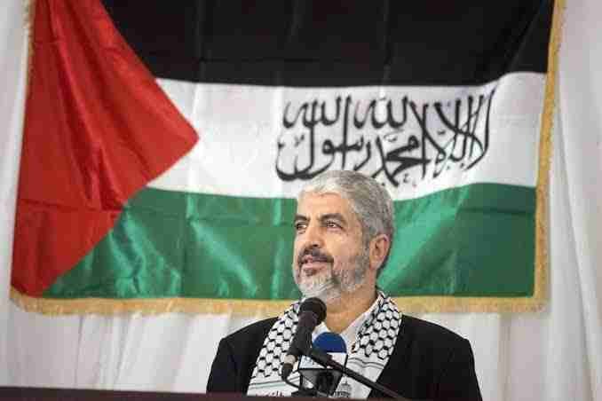 جو بھی فلسطینیوں کی زمین پر قبضہ کرنے آئے گا وہ دشمن اور مجرم ہے، خالد مشعل
