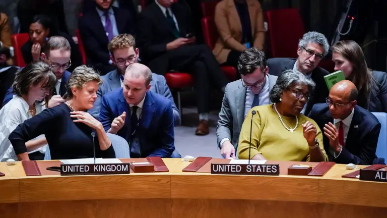 امریکا اور برطانیہ نے غزہ میں جنگ بندی کیلئے روسی قرارداد ویٹو کردی