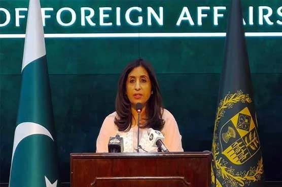 پاکستان غزہ میں مکمل جنگ بندی کا حامی ہے: ترجمان دفترخارجہ