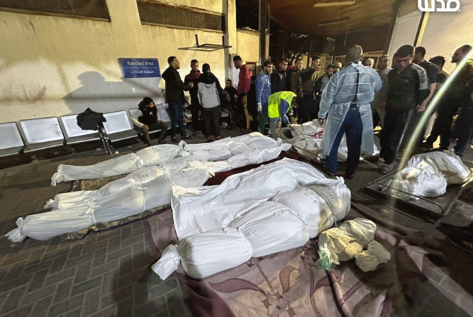 غزہ پر وحشیانہ حملے، اسپتال لاشوں اور زخمیوں سے بھرگئے