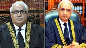 جسٹس اعجاز الاحسن اور جسٹس مظاہر مستعفی