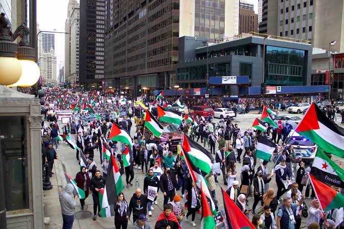 دنیا بھر میں احتجاج، غزہ میں نسل کشی بند کرنے کا مطالبہ