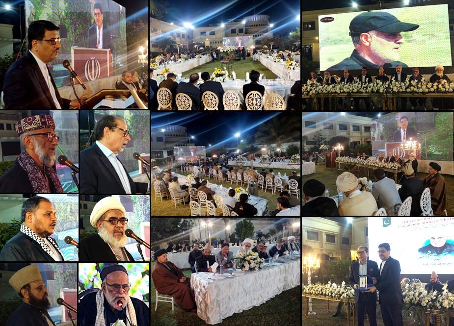 شہید قاسم سلیمانی کا اختیار کردہ مزاحمت کا راستہ اسرائیل کی نابودی تک جاری رہے گا، مقررین
