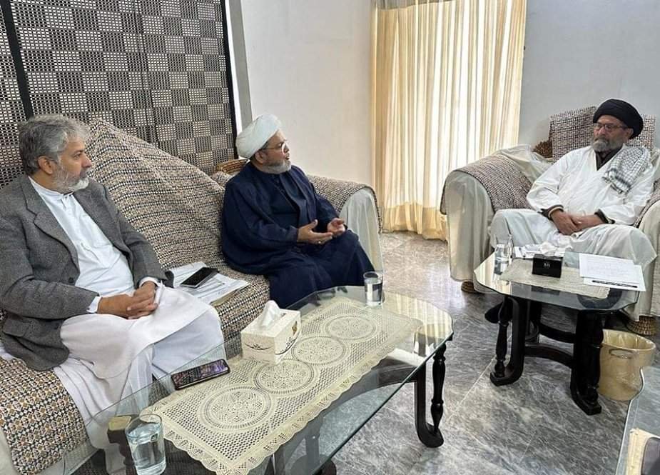 علامہ ساجد نقوی سے علامہ شبیر میثمی کی ملاقات، سیاسی صورتحال پر تبادلہ خیال