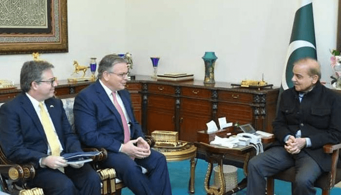شہباز شریف کی امریکی سفیر سے ملاقات