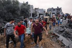 غزہ پر اسرائیل کے فضائی حملے جاری، مزید 34 فلسطینی شہید
