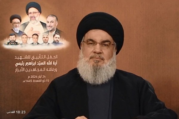 شہید رئیسی کی حکومت نے استقامتی تحریکوں کی ہر سطح پر مدد کی، حسن نصر اللہ