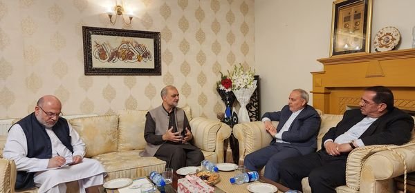 ایرانی سفیر رضا امیری مقدم کی امیر جماعت اسلامی حافظ نعیم الرحمان سے ملاقات