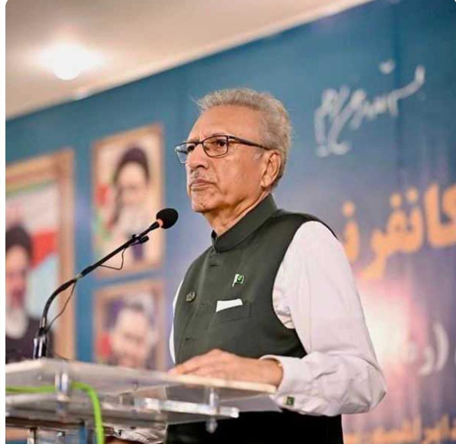 ابراہیم رئیسی اتحاد بین المسلمین کے علمبردار اور مظلوموں کے حامی تھے، سابق صدر عارف علوی