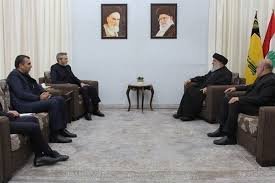 ایران کے قائم مقام وزیر خارجہ کی سید حسن نصر اللہ سے بیروت میں ملاقات
