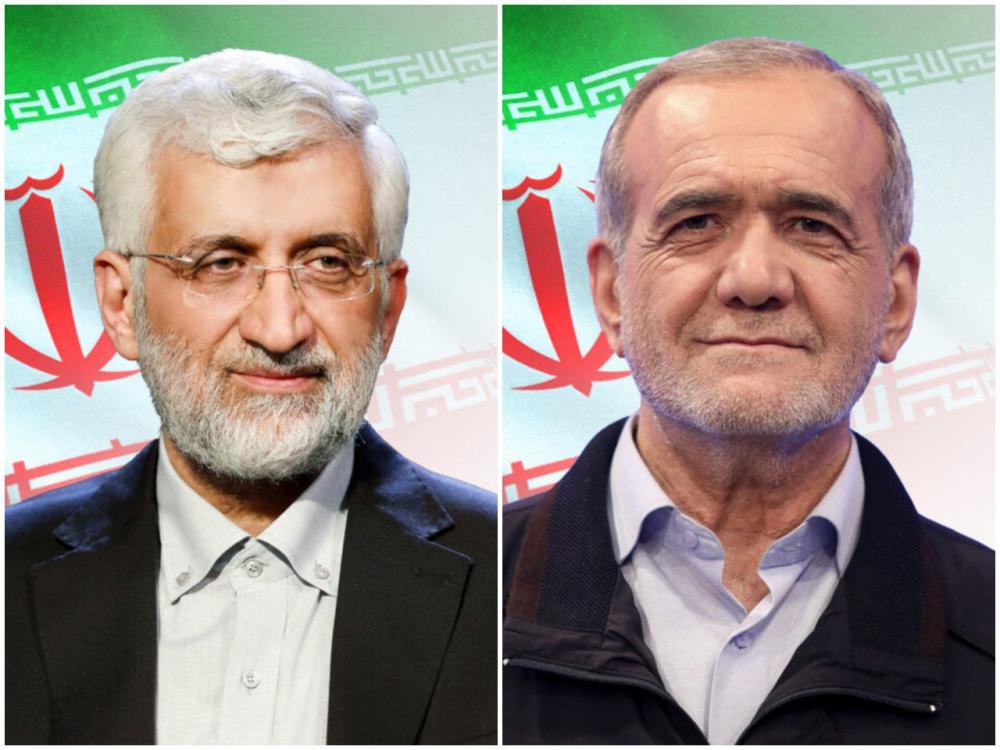 ایران انتخابات، مسعود پزشکیان سرفہرست، سعید جلیلی کا دوسرا نمبر، جمعہ کو دوبارہ ووٹنگ ہوگی