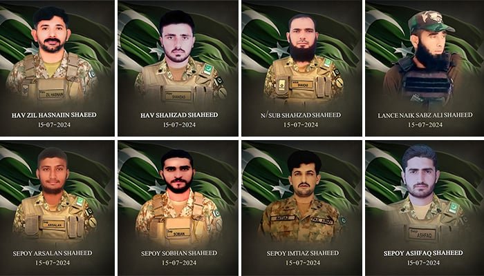 بنوں چھاؤنی پر دہشت گردوں کے حملے میں 8 جوان شہید، 10 دہشت گرد ہلاک