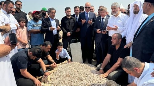 شہید اسماعیل ہنیہ سوگواروں کی موجودگی میں دوحہ میں سپرد خاک