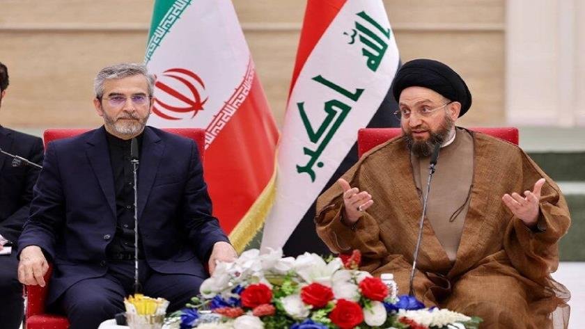 عمار الحکیم اور لاریجانی کی ملاقات، علاقائی صورت حال اور ایران عراق تعلقات پر تبادلہ خیال