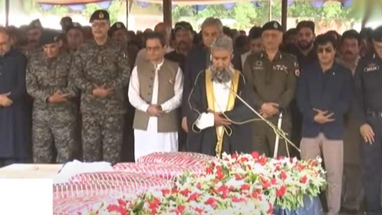 رحیم یار خان: کچے میں شہید ہونے والے پولیس اہلکاروں کی نماز جنازہ ادا