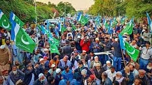 جماعت اسلامی کا دھرنا 11 ویں روز میں داخل، کراچی میں بھی پنڈال سج گیا