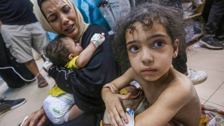 غزہ میں اسکولوں پر حملہ، مختلف مقامات پر بمباری، مزید 56 فلسطینی شہید