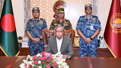بنگلادیش کے صدر محمد شہاب الدین نے آرمی قیادت سے ملاقات کے بعد پارلیمنٹ تحلیل کردی