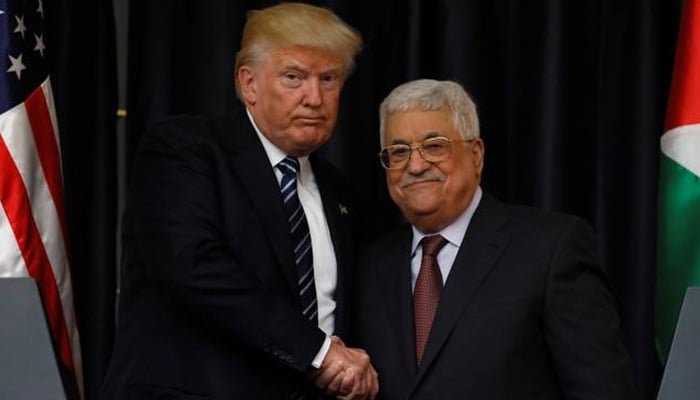 فلسطینی صدر کا ٹرمپ کو فون، کامیابی پر مبارک باد دی