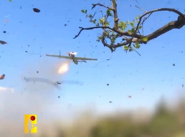 حزب اللہ کی اسرائیل پر ڈرونز اور راکٹوں کی بارش
