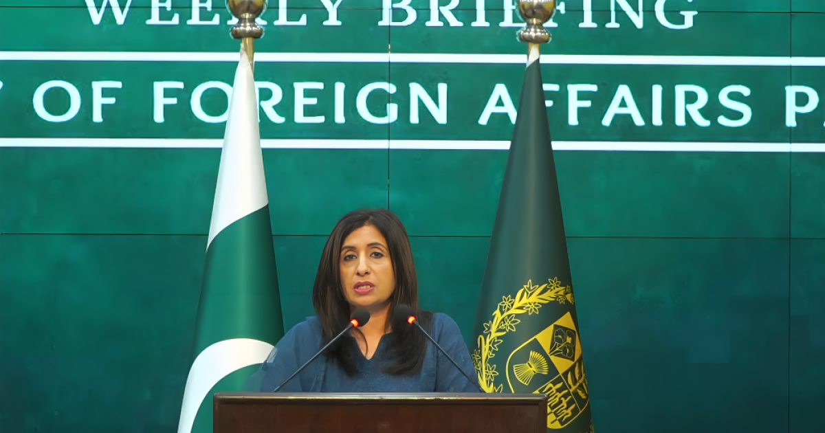 امریکی پابندیوں سے پاکستان کے دفاعی فیصلوں پر کوئی فرق نہیں پڑیگا: ترجمان دفتر خارجہ