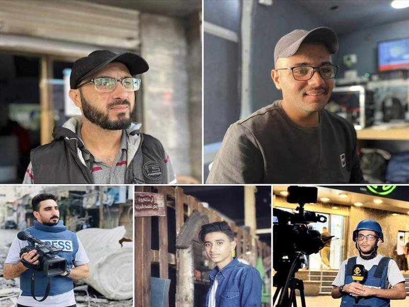 اسرائیلی بمباری سے صحافیوں کی گاڑی تباہ، 5 صحافی شہید