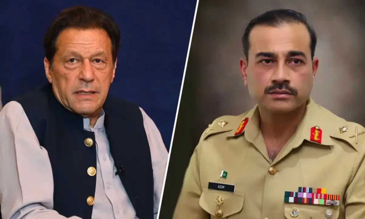 سابق وزیراعظم عمران خان نے آرمی چیف جنرل عاصم منیر کو خط لکھ دیا