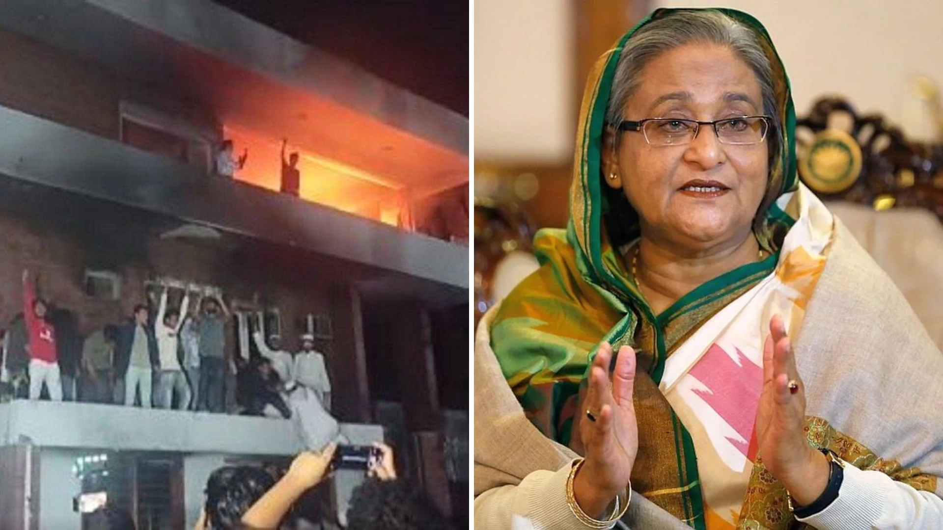 ڈھاکہ میں شیخ حسینہ کے خطاب کیخلاف شدید احتجاج، فیملی میوزیم توڑ دیا، آبائی گھر نذر آتش