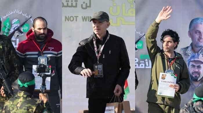 قیدیوں کا چوتھا تبادلہ، حماس نے 3 اسرائیلیوں کو رہا کردیا
