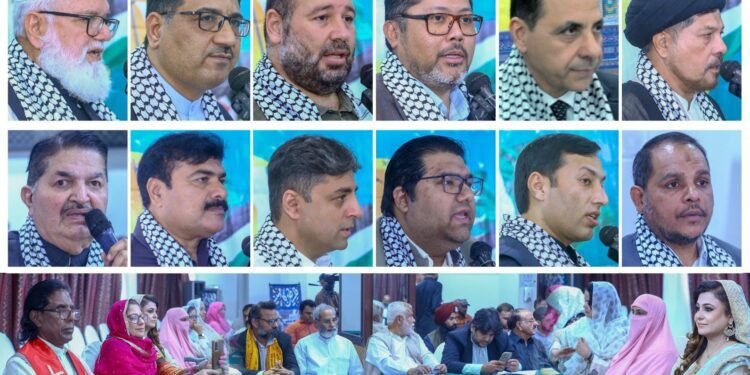 جمعۃ الوداع یوم القدس کو سرکاری سطح پر منایا جائے، عالمی فلسطین کانفرنس