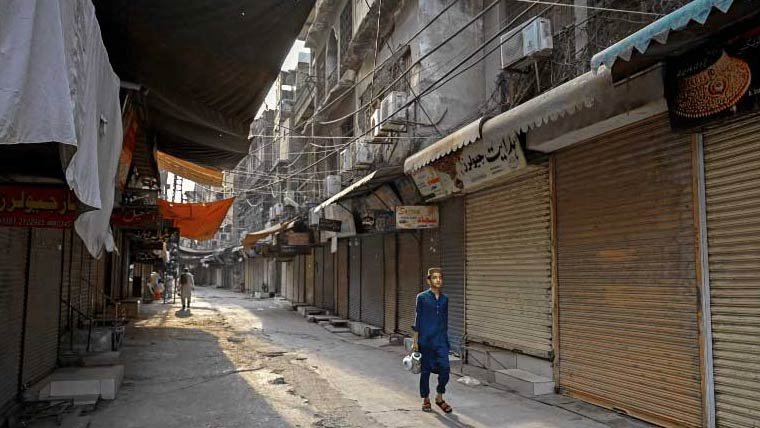 اہل غزہ سے اظہار یکجہتی کیلئے ملک میں شٹر ڈاؤن ہڑتال، کاروباری مراکز بند، سڑکیں سنسان