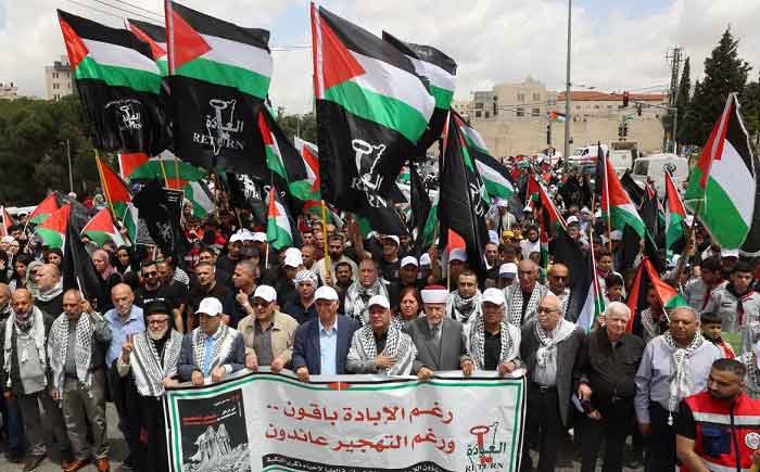 فلسطین فلسطینیوں کا ہے، اسرائیلی قبضہ کے 77 سال مکمل ہونے پر یوم نکبہ