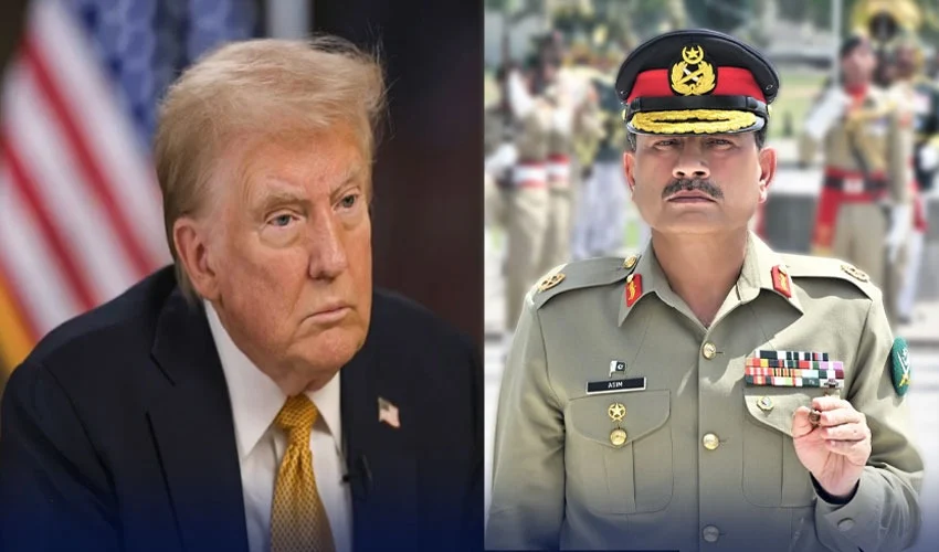 پاکستانی آرمی چیف عاصم منیر کی امریکی صدر ٹرمپ سے ملاقات