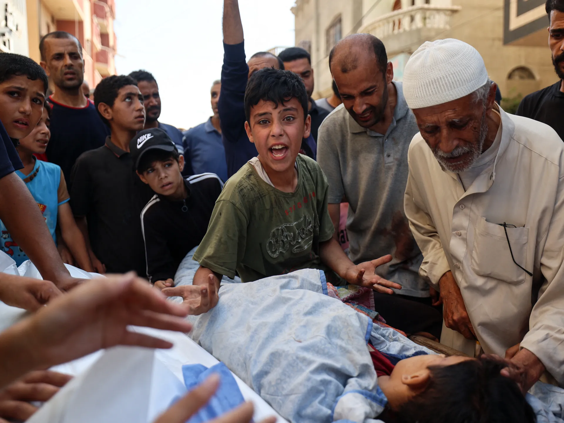 غزہ سٹی میں مارکیٹ پر حملے میں شہدا کی تعداد 22 ہوگئی