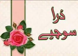 ہر کام سے پہلے سوچئے۔۔کس کے لئے کررہے ہیں۔