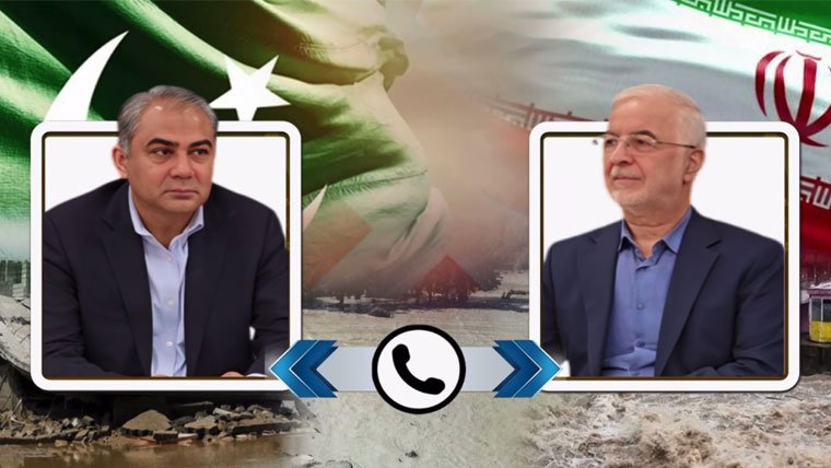 ایرانی وزیر داخلہ کا محسن نقوی سے ٹیلیفونک رابطہ، سیلاب متاثرین کی مدد کی پیشکش