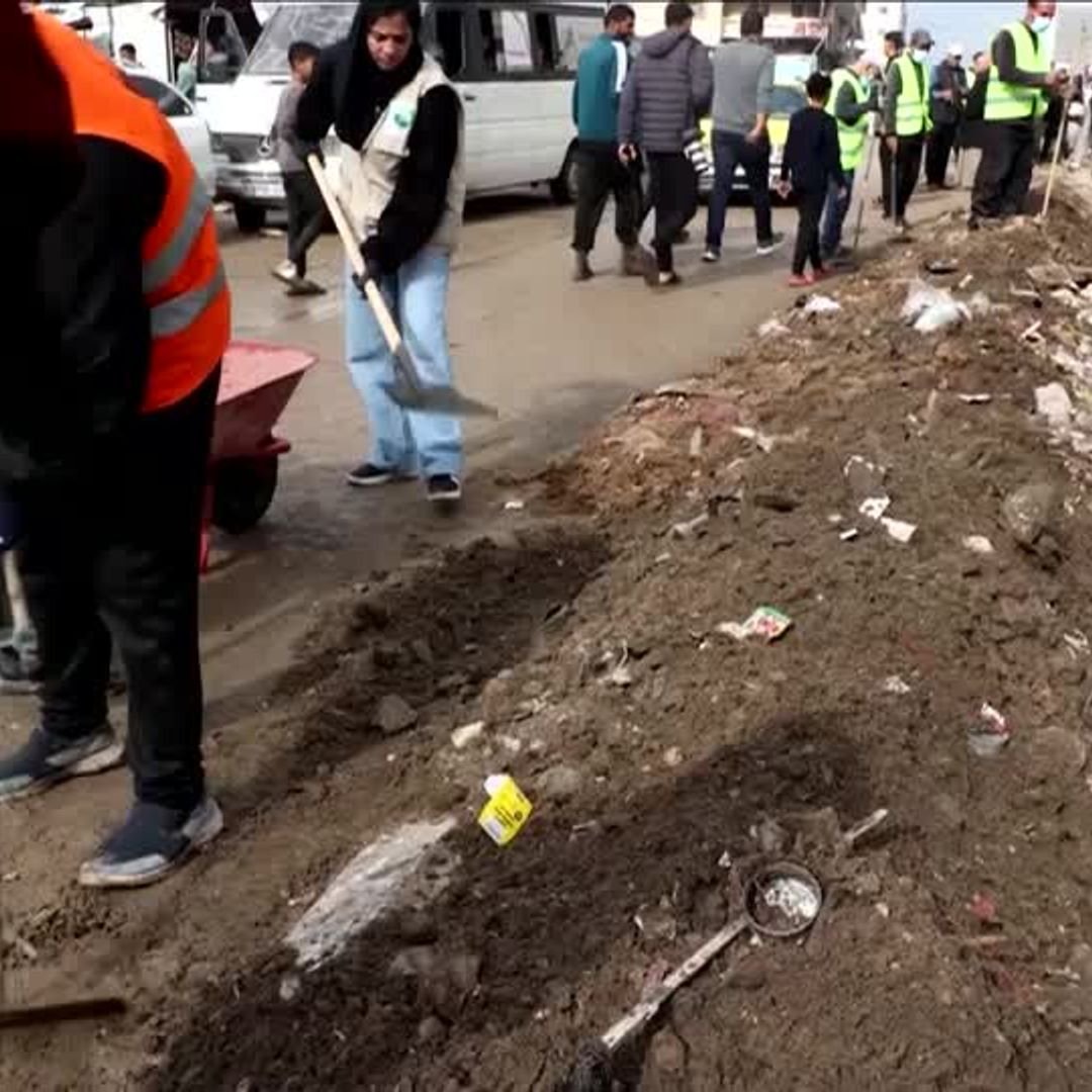 فلسطینیوں نے غزہ کو دوبارہ آباد کریں گے مہم شروع کردی