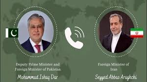پاکستانی اور ایرانی وزرائے خارجہ کا ٹیلی فونک رابطہ